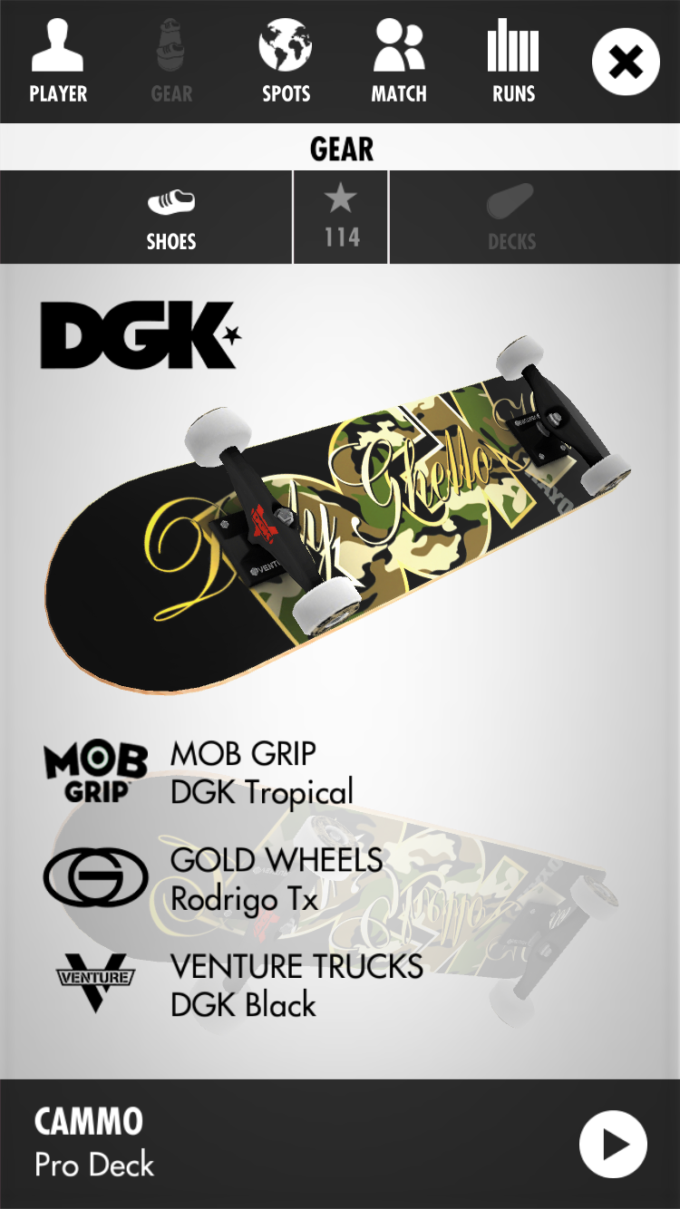 ios/android上最好的滑板游戏:skater