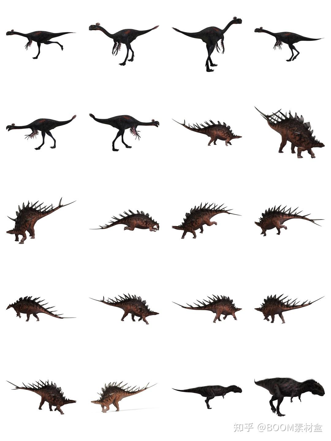 素材分享丨远古恐龙霸王龙png透明背景免抠图素材图片高清大图ps后期