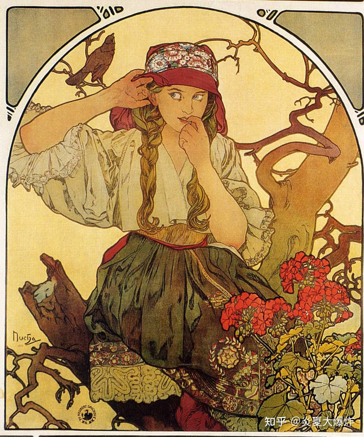 法国"新艺术"平面设计的开创人是朱里斯•谢列特和尤金•格拉谢特