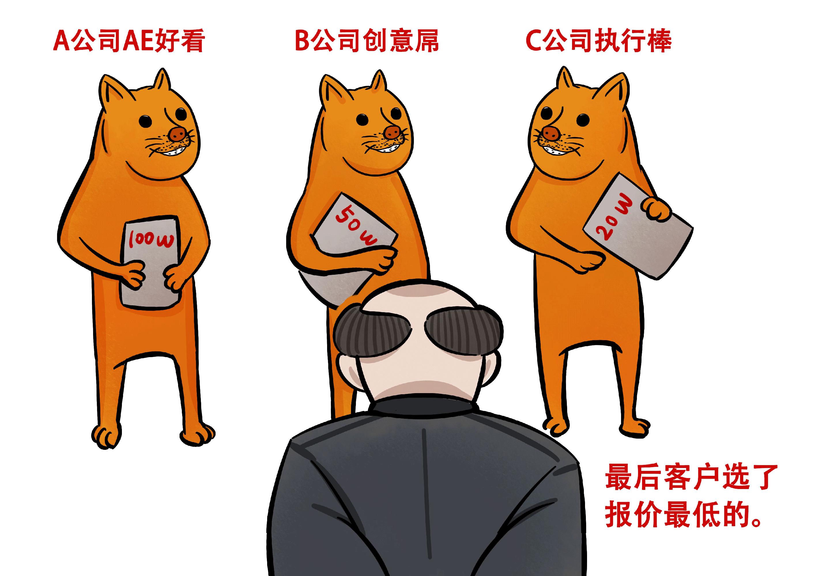 付费比稿10万元多吗甲乙方如是说