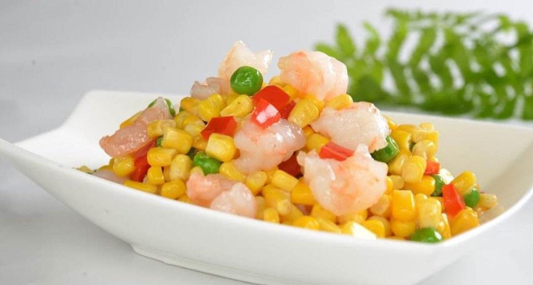家常美食:玉米虾仁