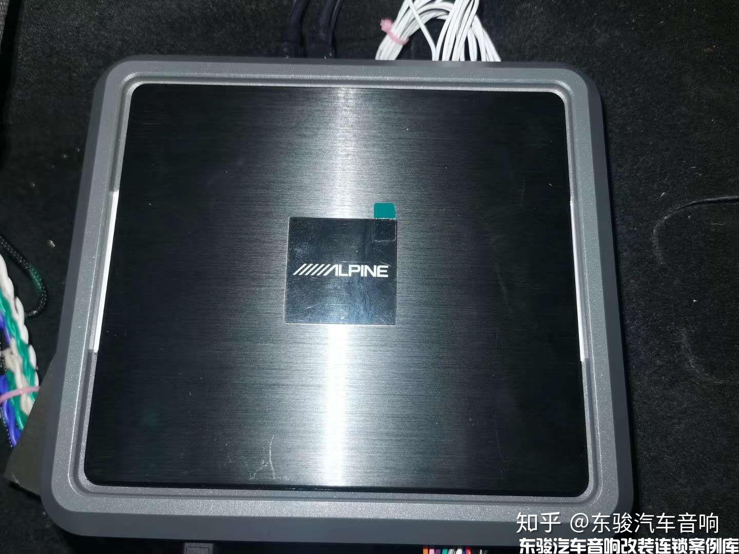 滨州东骏汽车音响改装大众途观升级阿尔派r600dsp施工案例