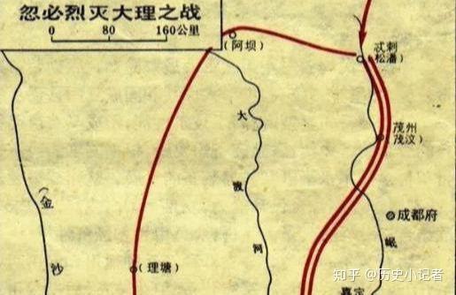 忽必烈灭大理之战其实,一旦蒙古军队进入广西,便可以凭借漓江北入湘江