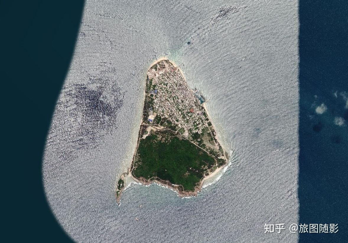 卫星航拍南海10大最美岛屿蜈支洲岛排第一您怎么看