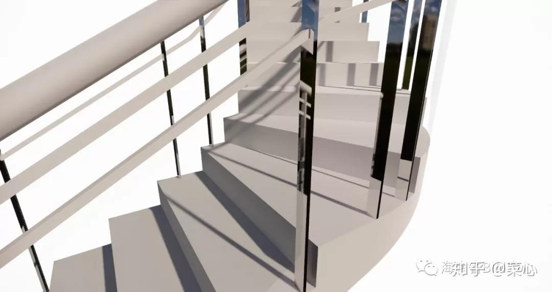 bim教学revit中任意形状楼梯的绘制方法