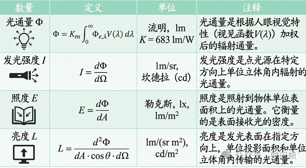 光通量,发光强度,照度和亮度——傻傻分不清楚? - 知乎