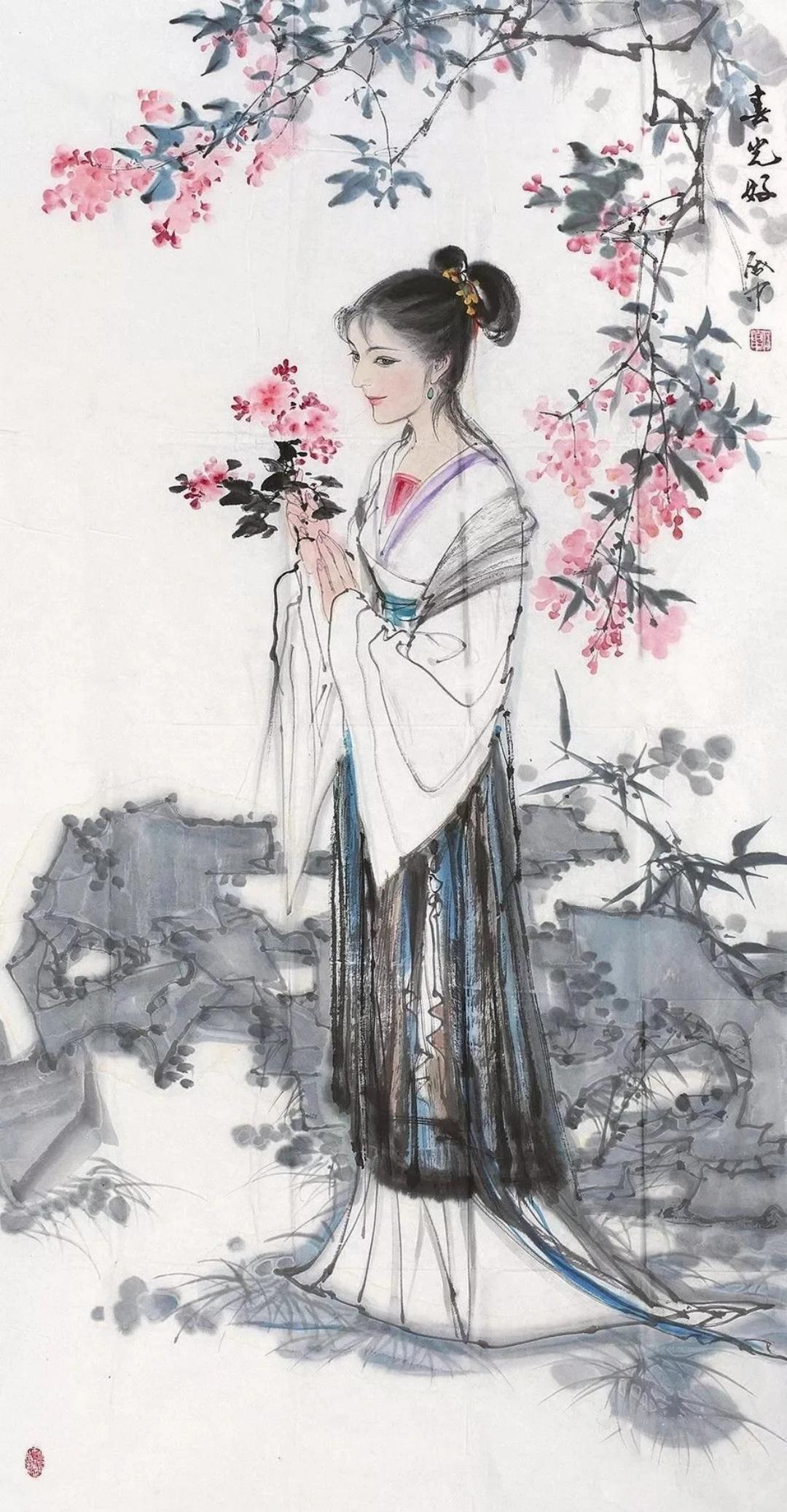 十五幅古代美女图,清雅飘逸! - 知乎