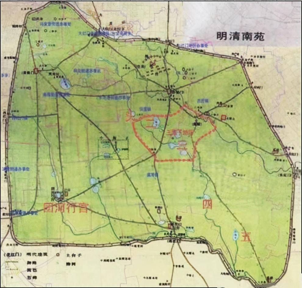 《日下旧闻考》记载清代的南海子晾鹰台"台高六丈,径十九丈有奇,周径