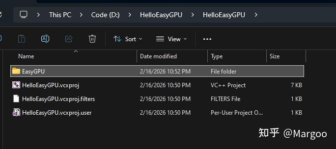 【从零开始的 EasyGPU 编程】Lesson0：配置 EasyX 与 EasyGPU 环境 - 知乎