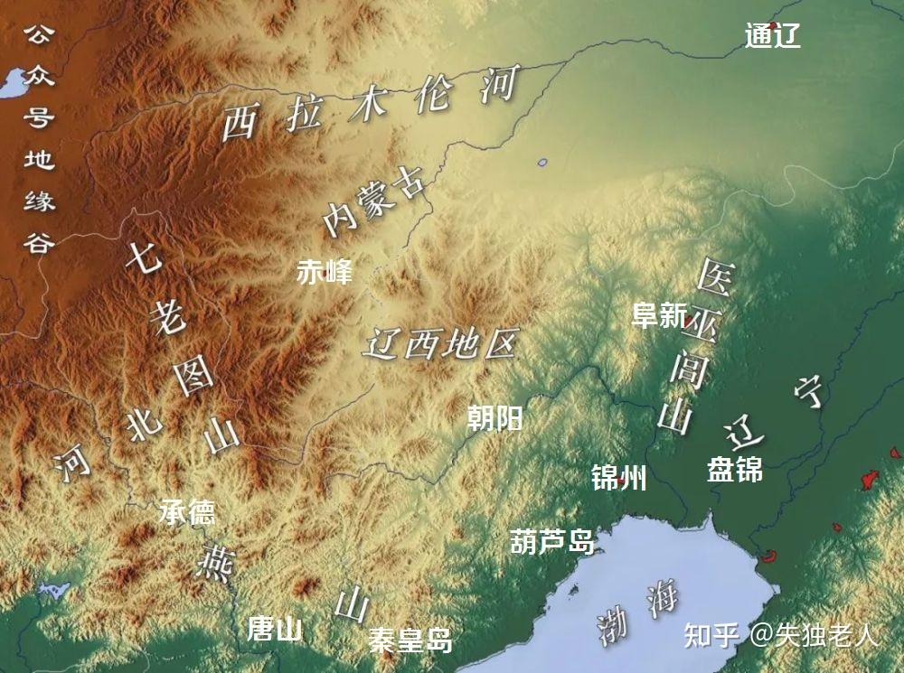 辽宁山脉地图图片