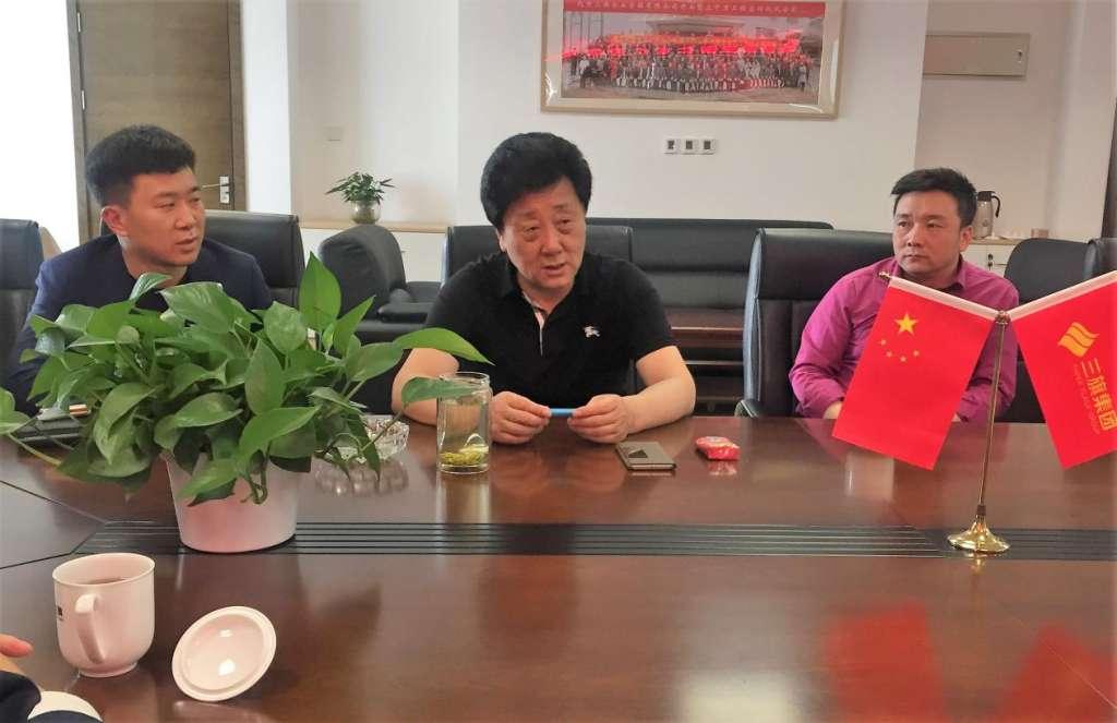铜仁市农业园区办李文强主任一行莅临三旗洽谈合作
