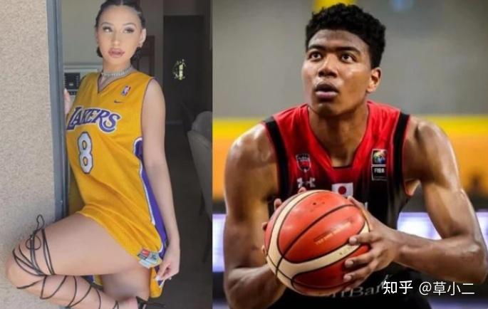 nba未来超巨,日本奥运主力!混血八村塁俘获美女,审美似哈登