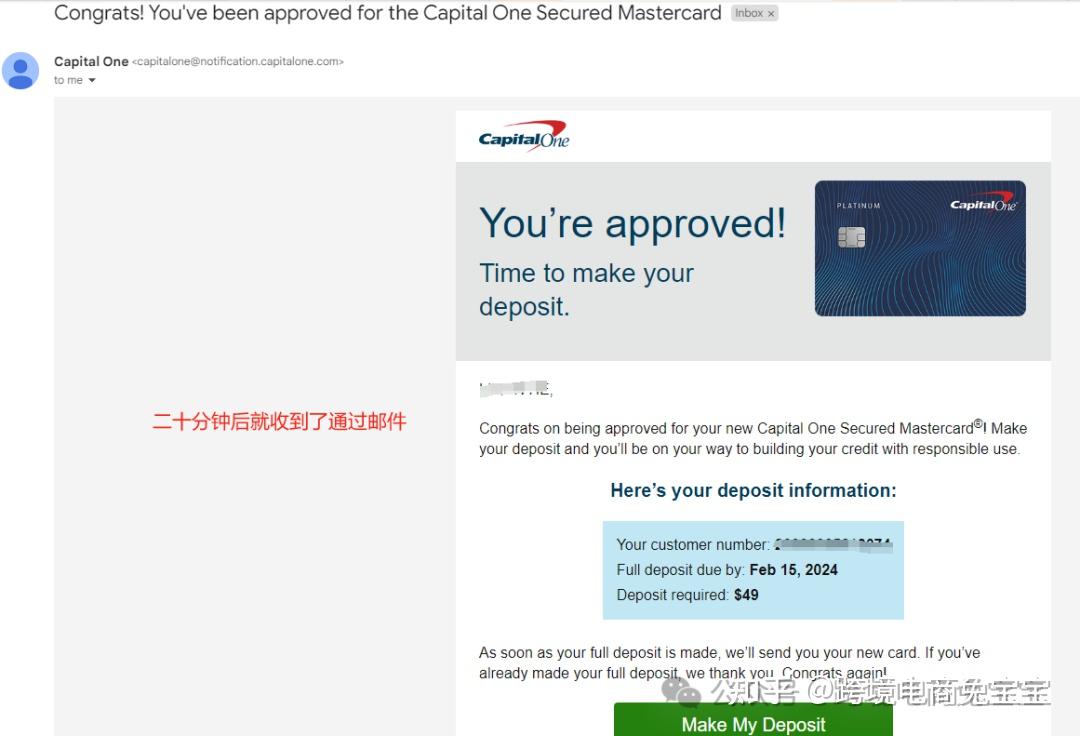 Capital One押金卡申请并最终关户的经历分享C1押金卡申请流程怎么存押金会收到几封信件- 知乎