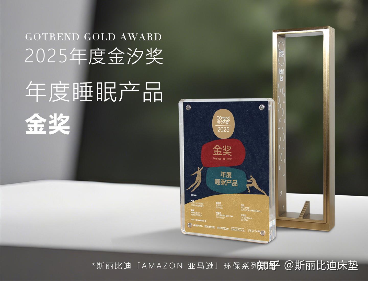 金汐奖加冕!斯丽比迪 “亚马逊” 床垫凭实力出圈 - 知乎