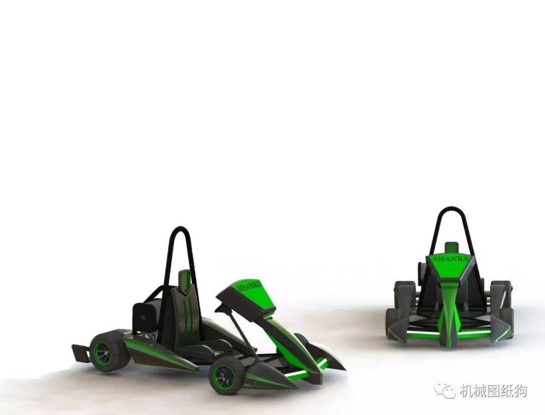 【卡丁赛车】GO KART ELETTRICO FOR CHILDREN儿童卡丁车3D数模图纸_SolidWorks-仿真秀干货文章