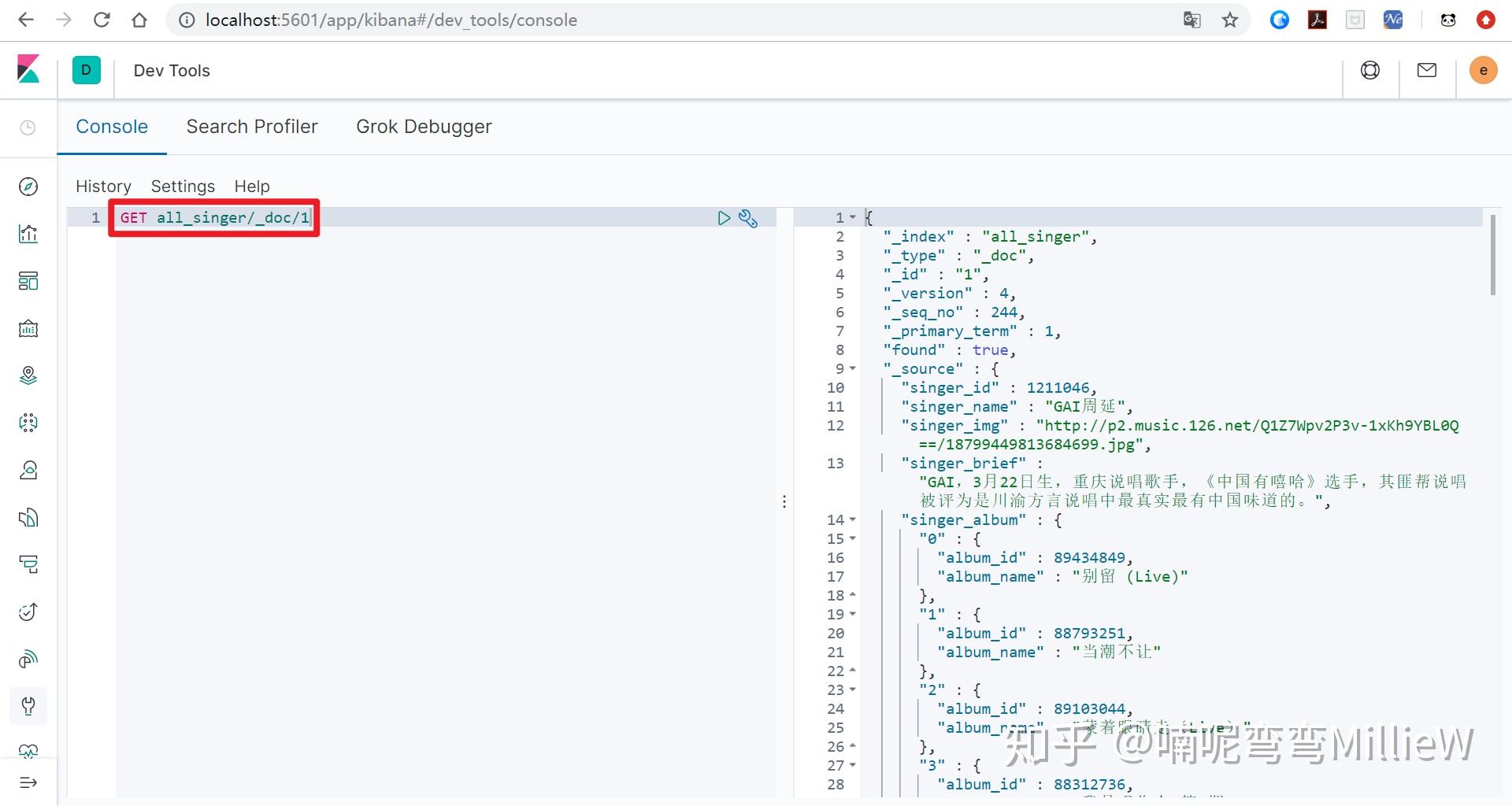  json elasticsearch 