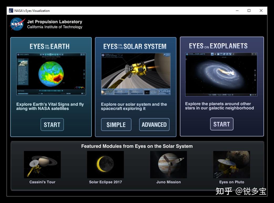 NASA's Eyes软件介绍与使用教程 - 知乎