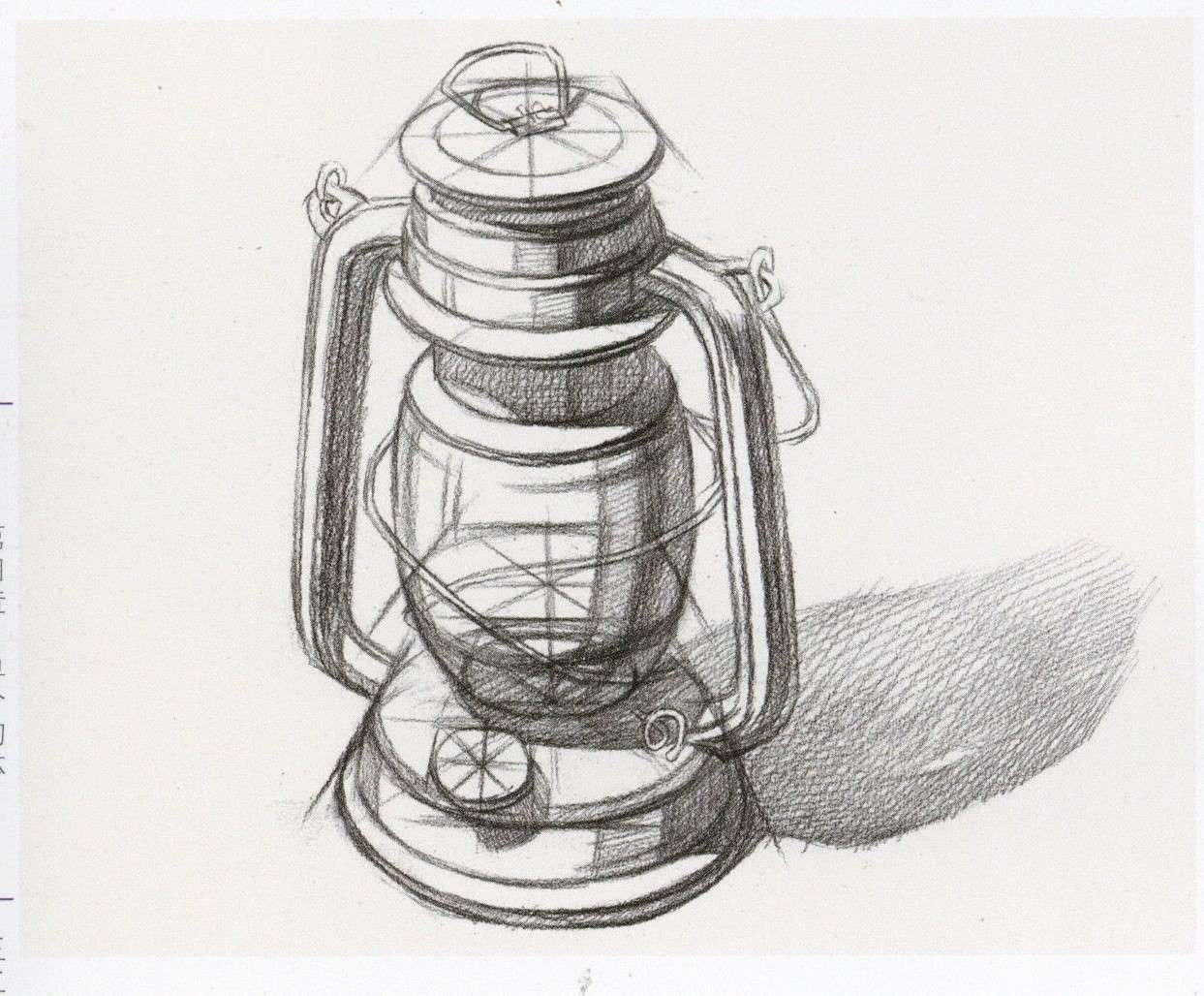 素描常考内容灯怎么画素描马灯画法