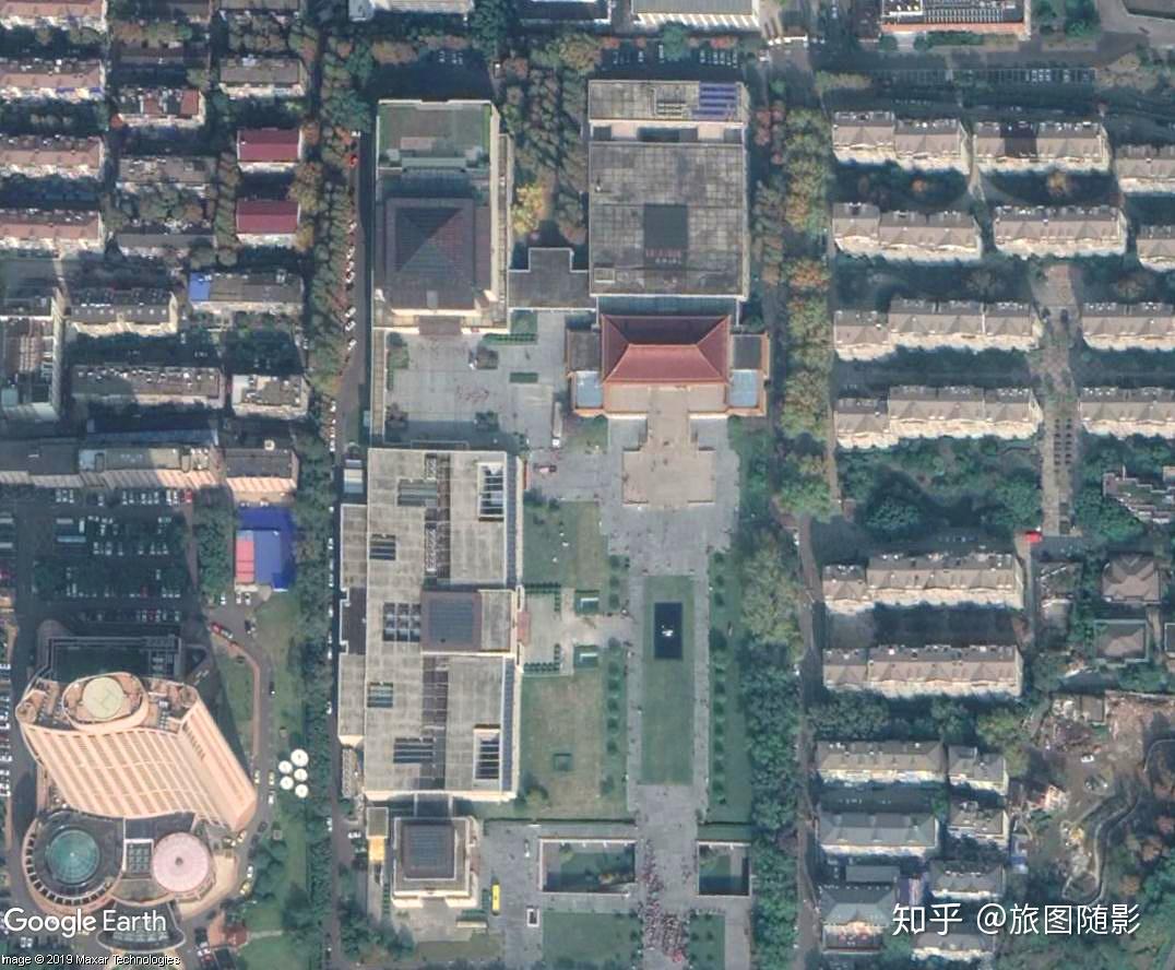 南京博物院鸟瞰图图片