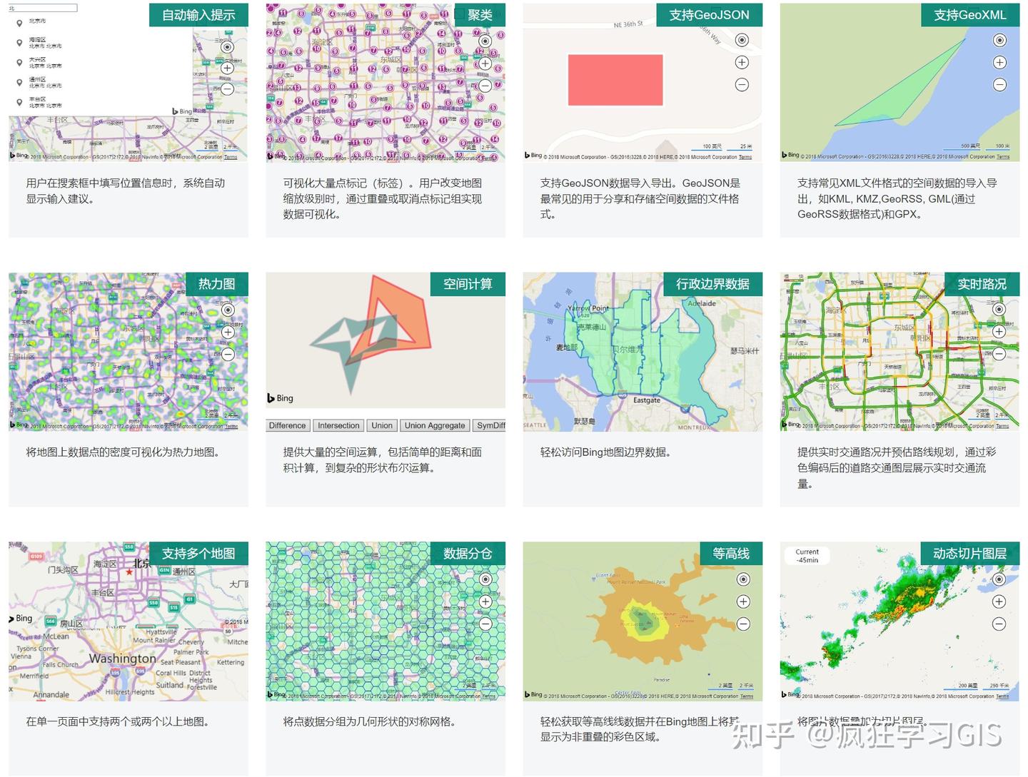 地图API对比:高德、百度、腾讯、必应、天地图 - 知乎
