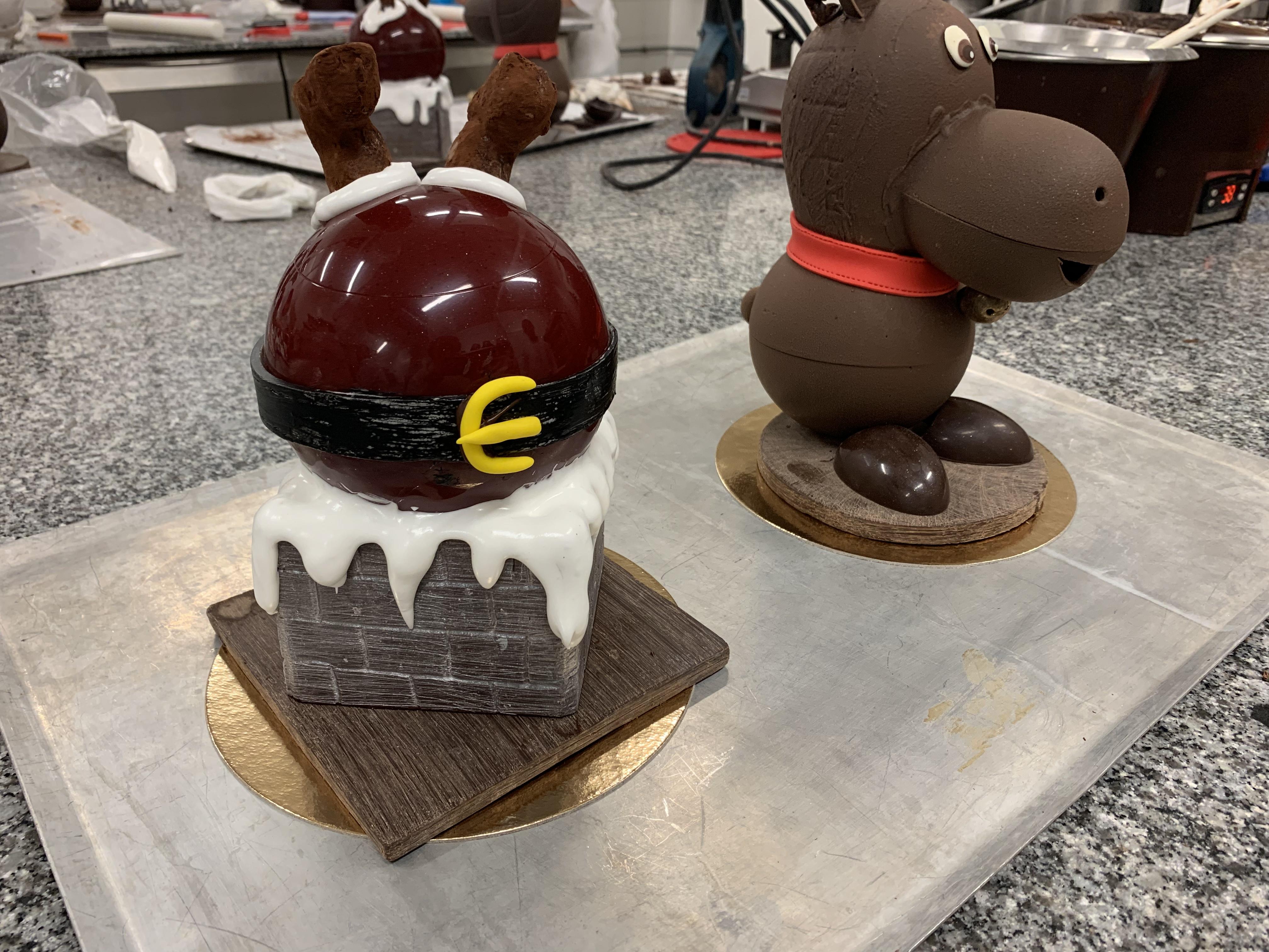 法国巴黎生活之第八十一天ferrandi学习做圣诞巧克力