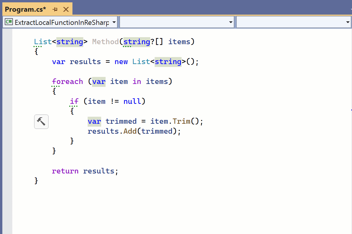Vs resharper v2023 3 c 12 