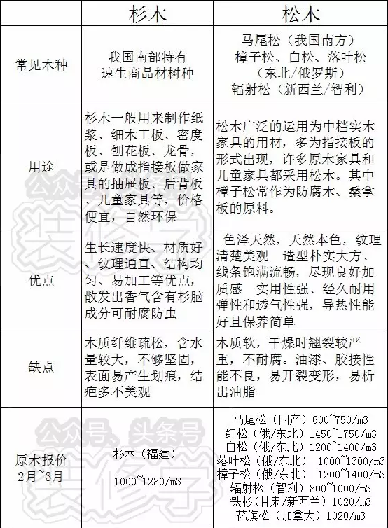 你了解松木和杉木吗?种类多得超乎想象。 - 知乎