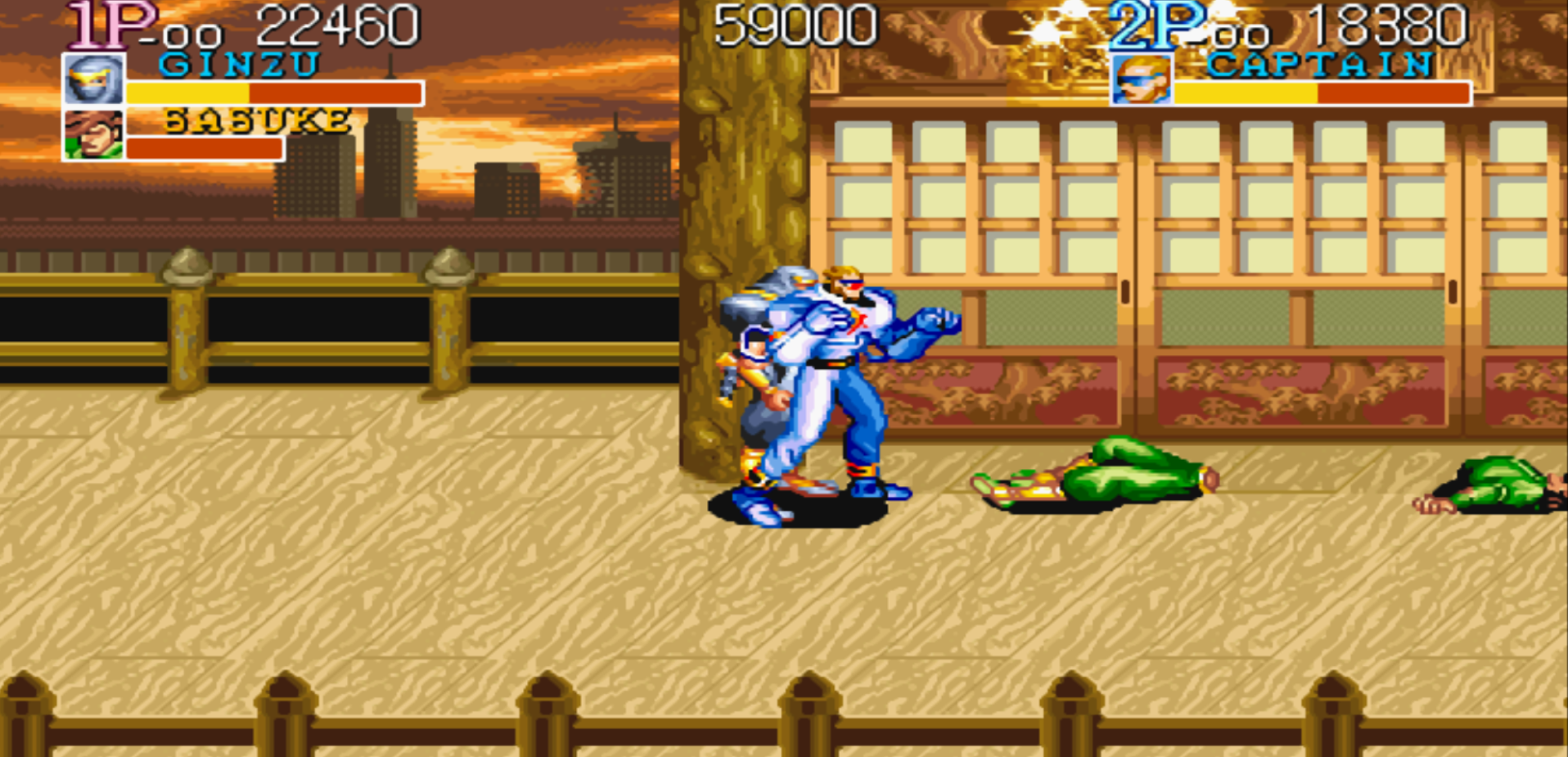 街机游戏名将流程攻略和通关文字翻译三第三关忍者屋