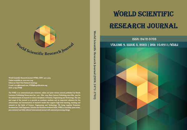 World Scientific Research Journal（WSRJ） ISSN: 2472-3703 - 知乎