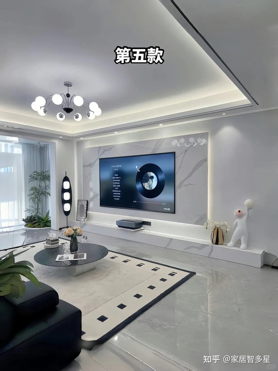 电视背景墙选这5款，客厅档次瞬间提升！ - 知乎