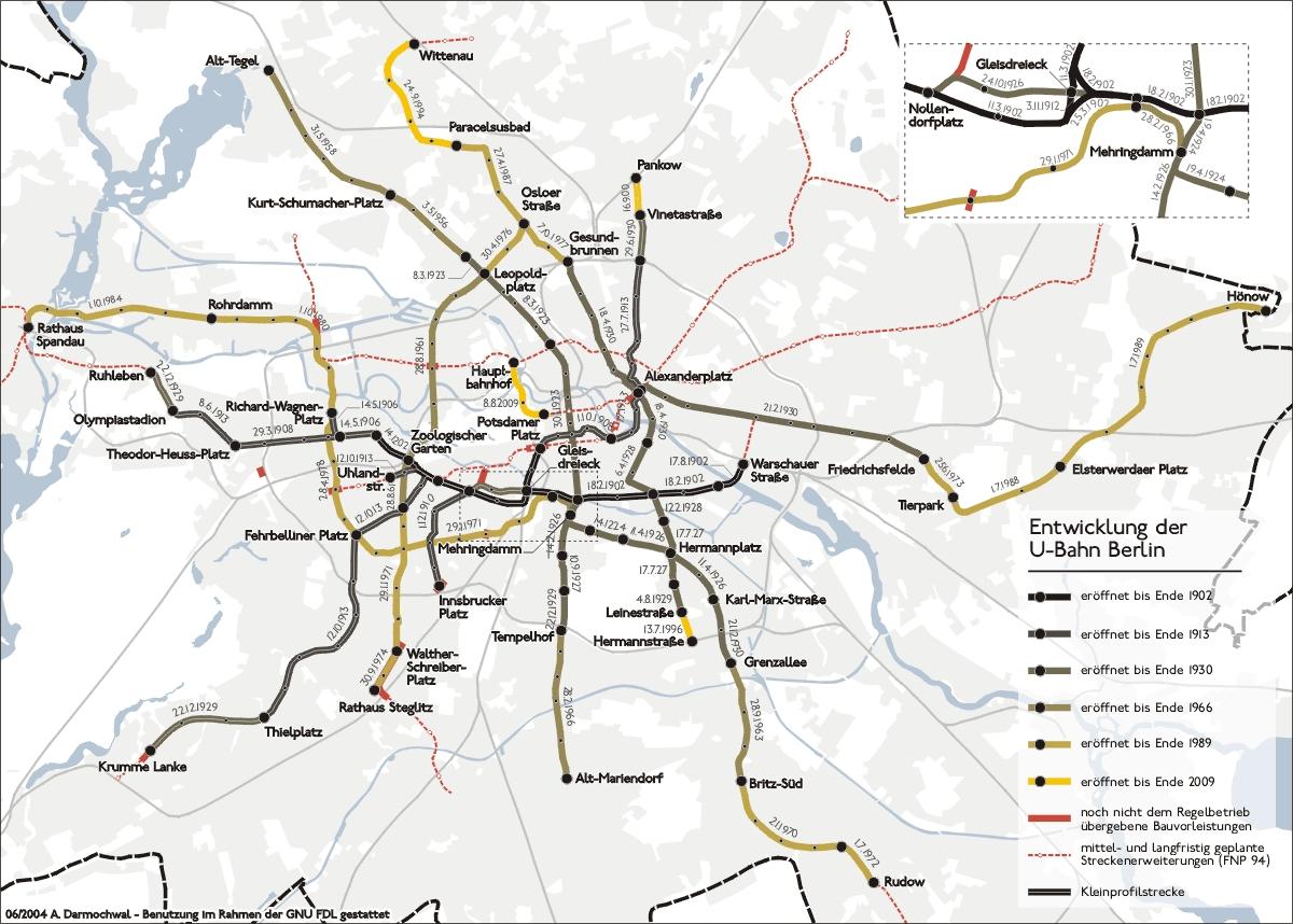 柏林地铁和城铁(berlin u-bahn&s-bahn)