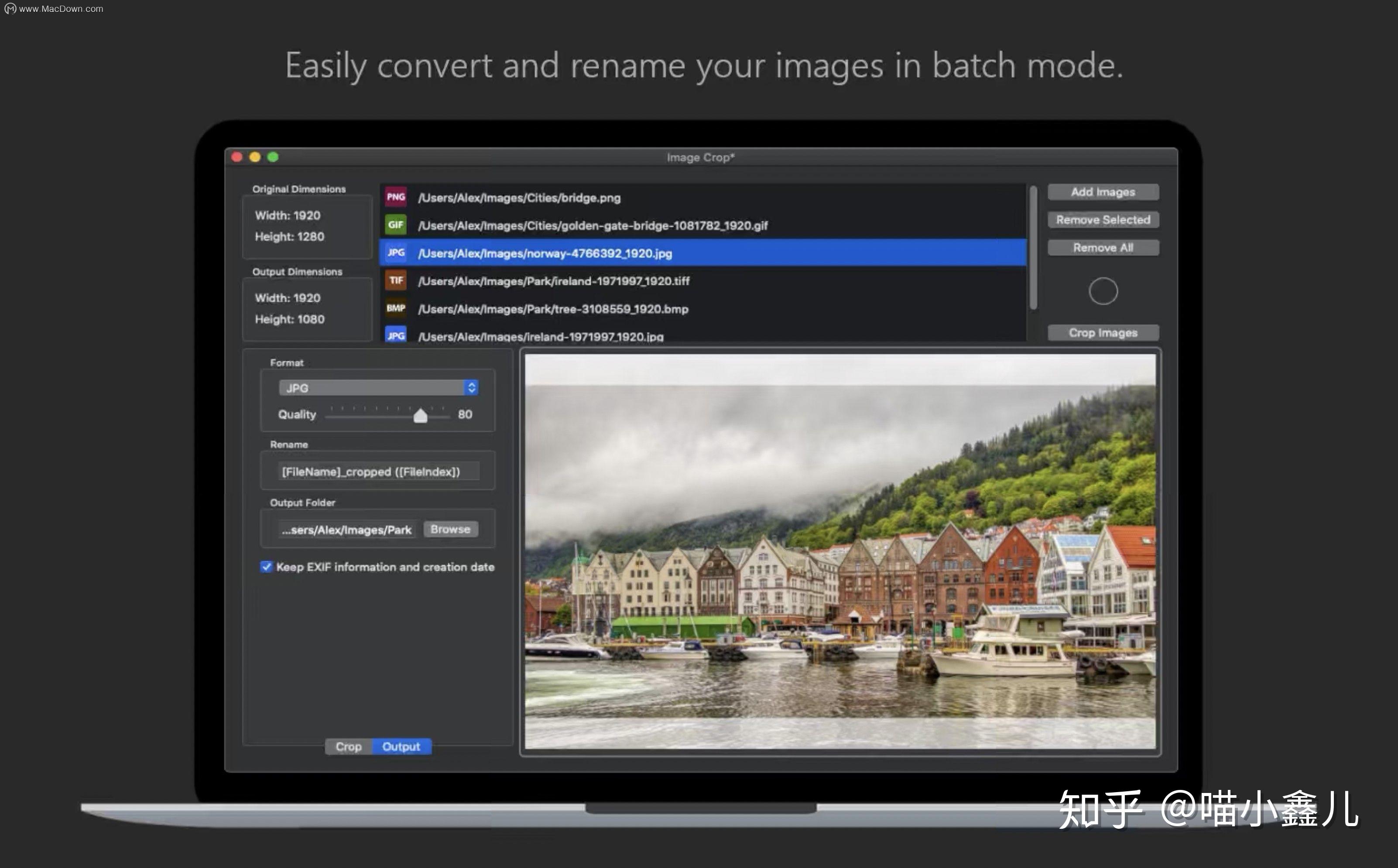 imagecropformac图片批量裁剪及格式转换工具13特别版
