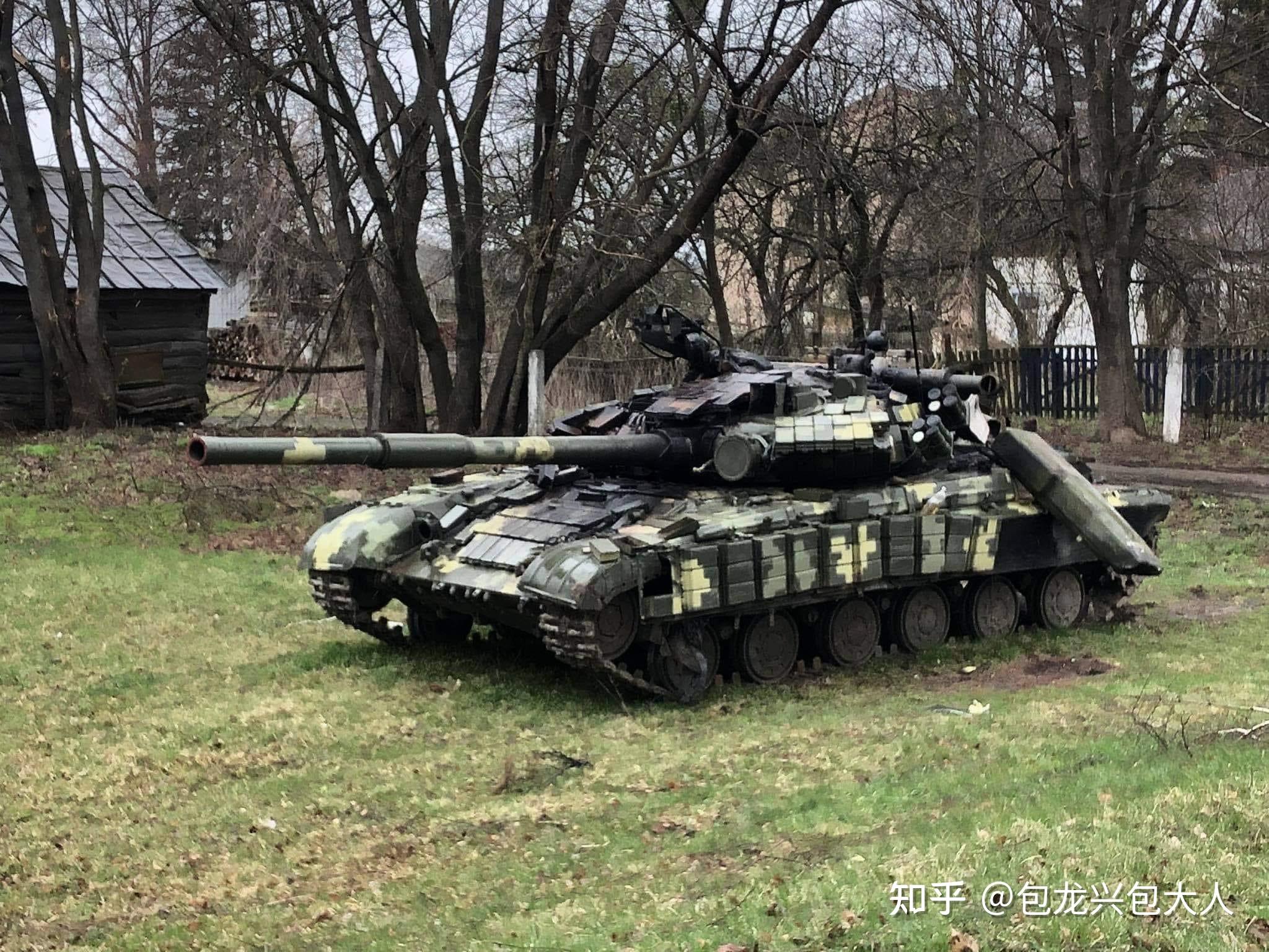 乌军缴获俄军此前缴获乌军的一辆t64坦克,车况还不错(三手车?