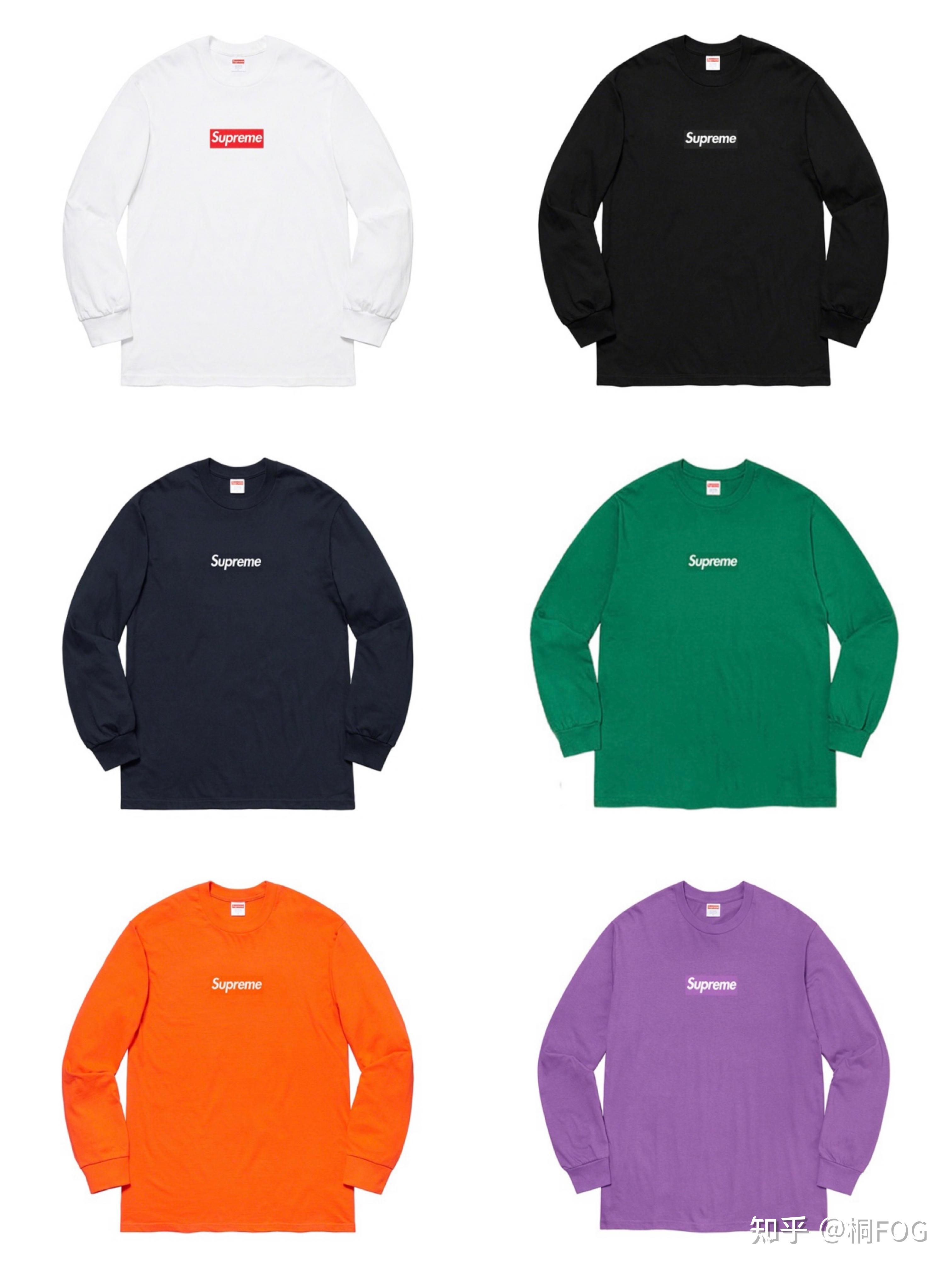 自主supreme20fwboxlogo长袖做工细节解析