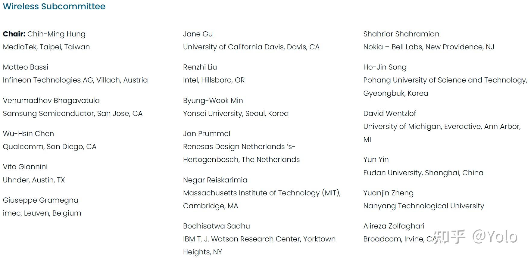 2024 ISSCC TPC 知乎