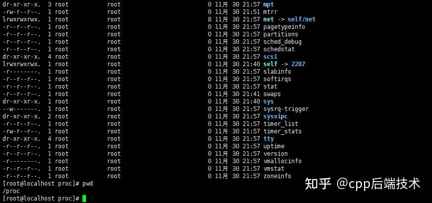 Linux Procedure File linux系统之proc文件系统详解及代码实现 - 知乎