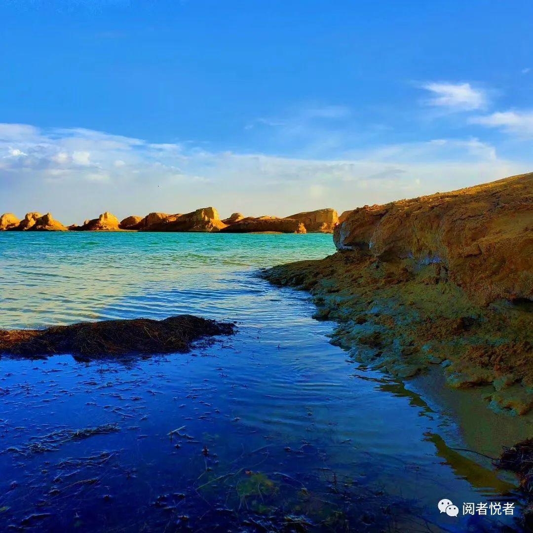 孔雀河古河道图片