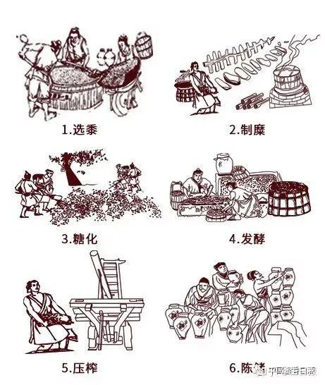 在酿酒品种上,《齐民要术》大部分是米酒