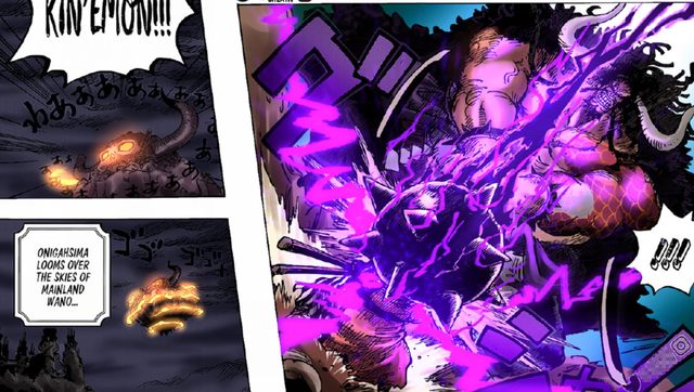 海贼王:霸王色缠绕成平a,凯多评价路飞技术糙,大妈力量强