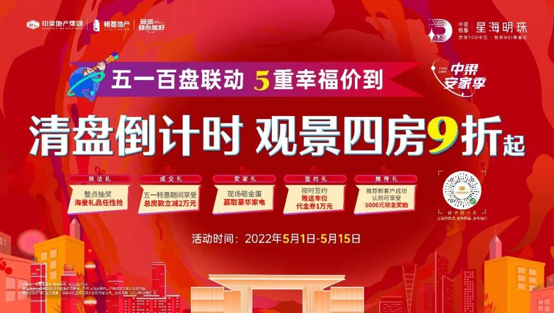 星海明珠高铁新城压轴之作五一假期震撼加推