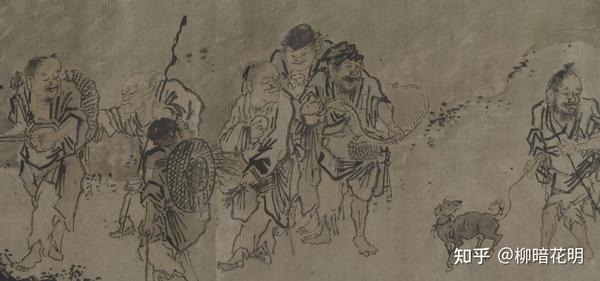 明代吴伟山水人物画合集 国画《流民图》赏析 - 知乎