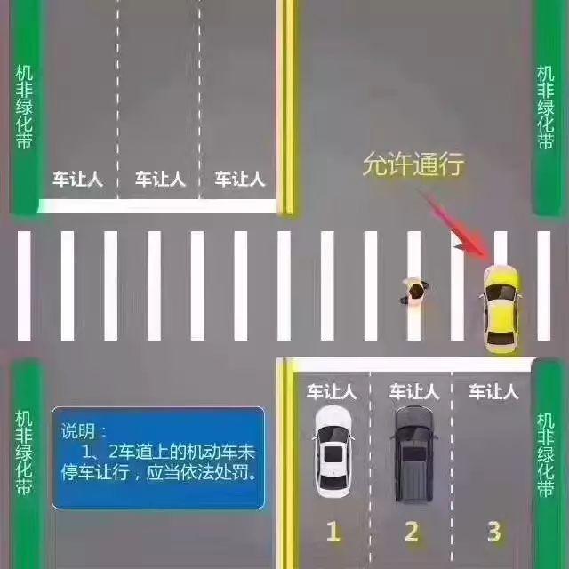 路口压线违章图解图片