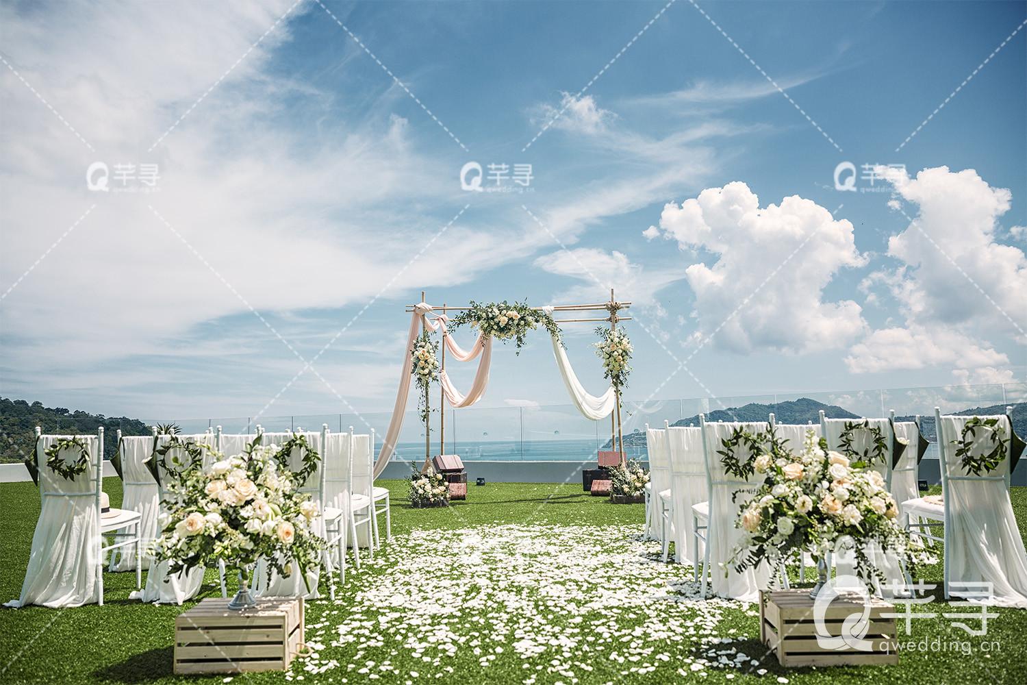 海边的热带风 - 目的地婚礼 - 婚礼图片 - 婚礼风尚
