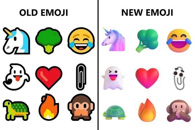 why microsoft refreshed our 1800  emoji to support the new