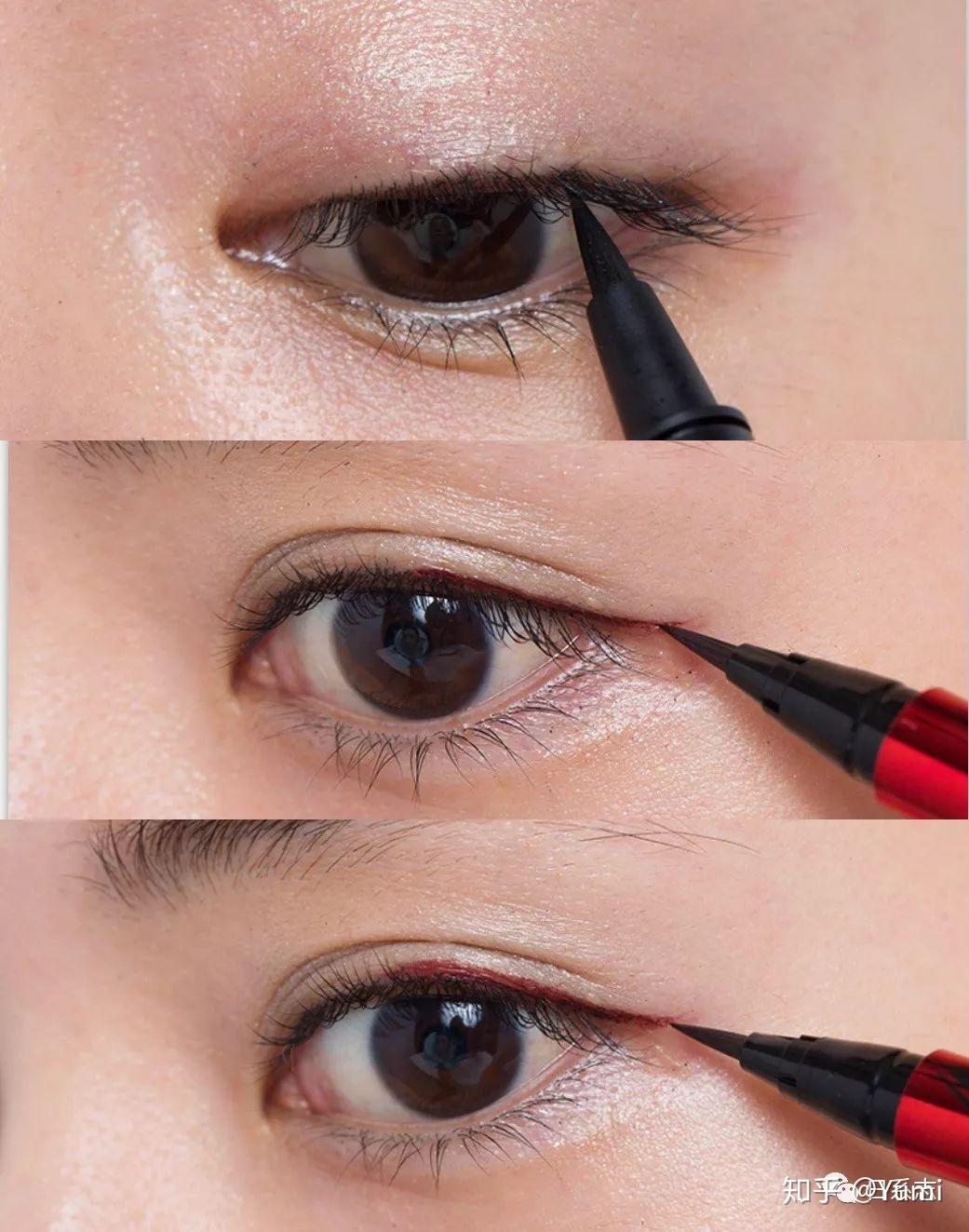 单眼皮眼线画法教程（画眼线思路对了 也是可以画出很多风格的） - 铅笔日记