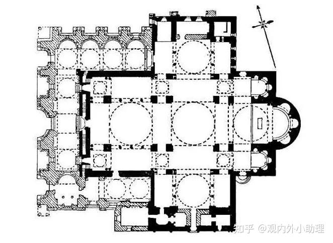 罗马式教堂建筑草图图片
