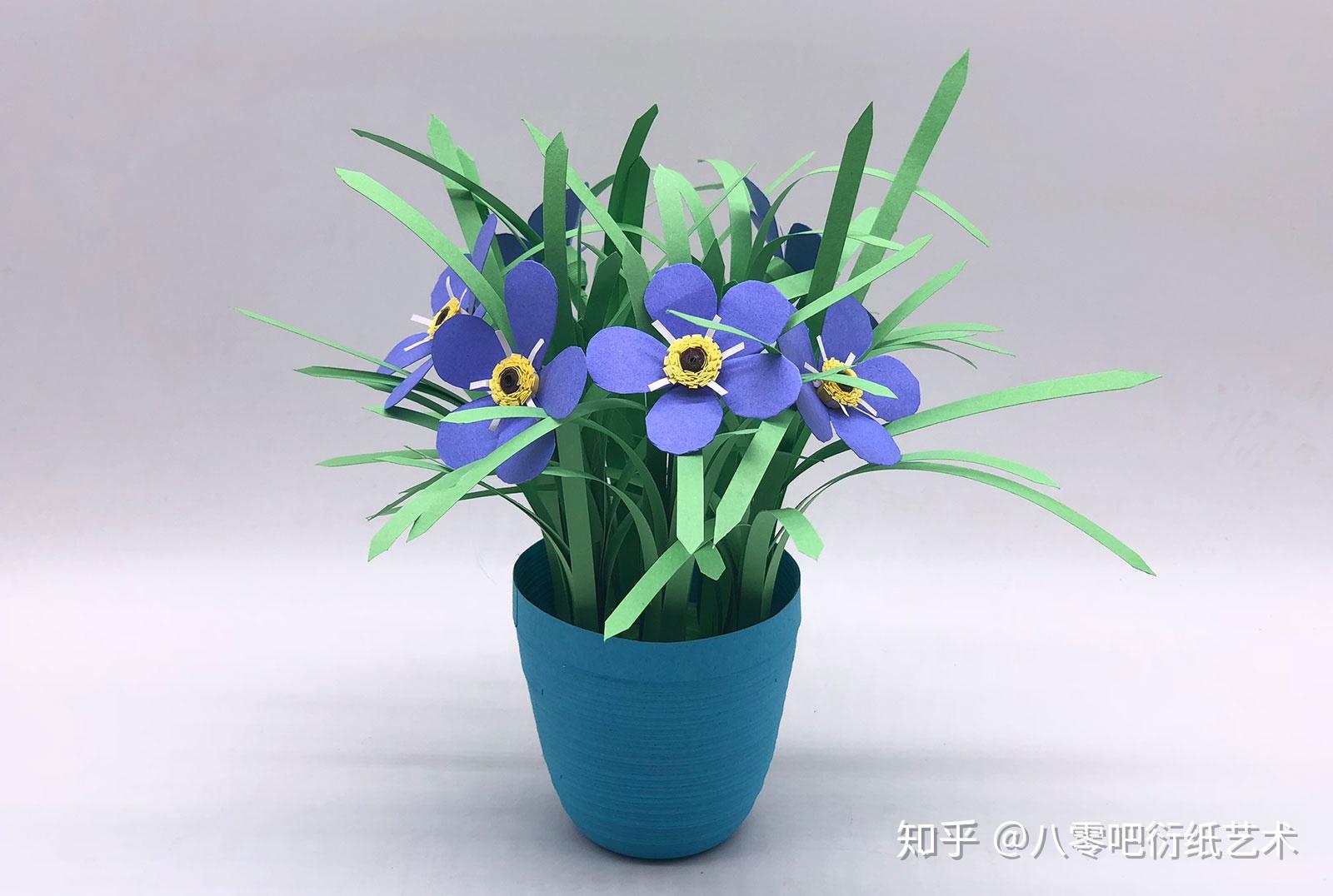 教你手工制作衍纸勿忘草你知道勿忘草吗