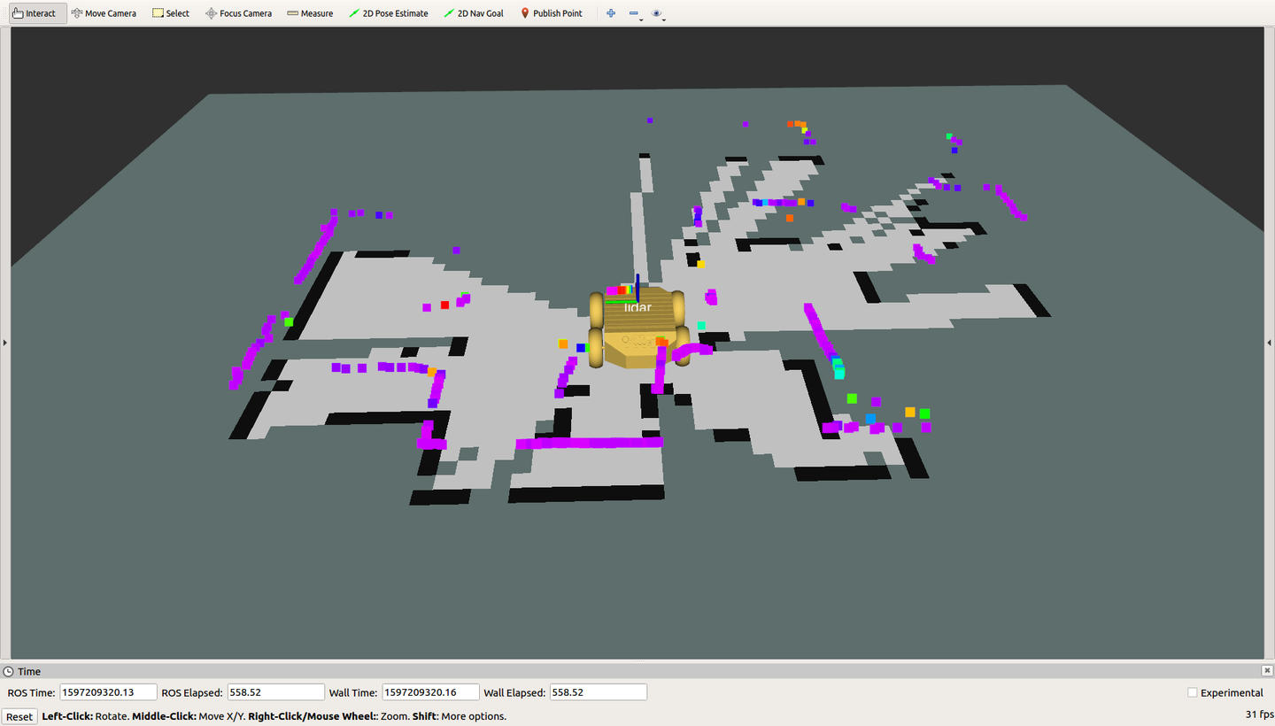 2d激光雷达slam建图定位与路径规划
