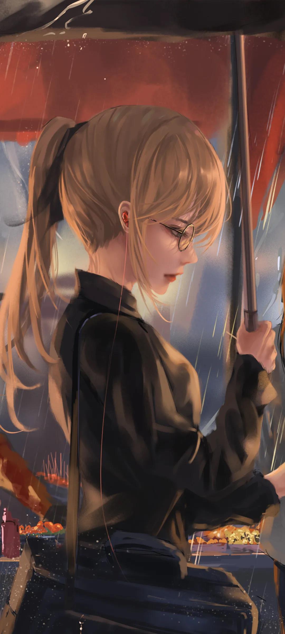 二次元插画手机壁纸分享(高清无水印)