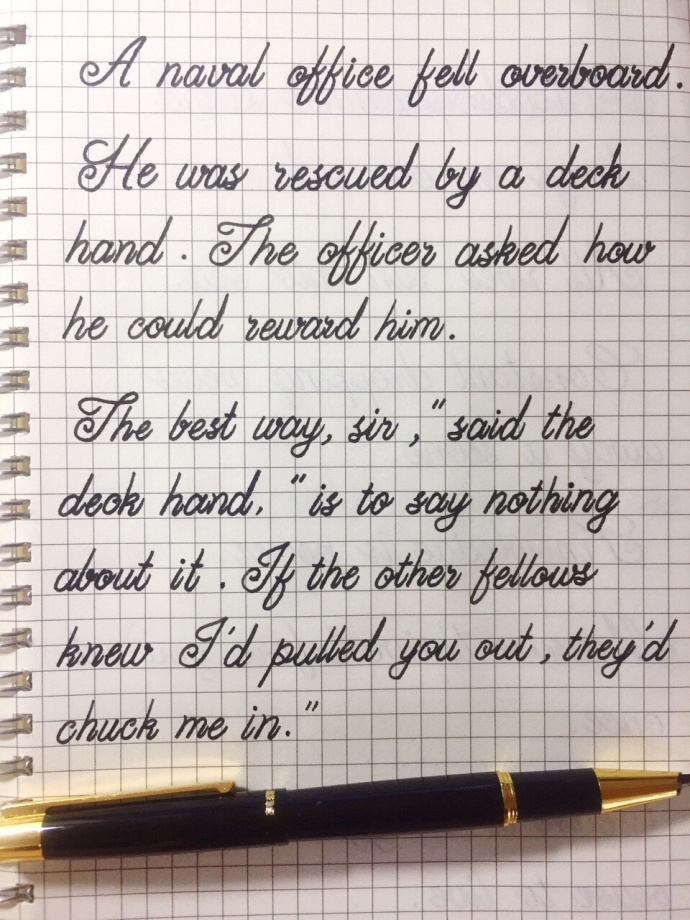 2018221224行书练习记录与反思附带英文练习